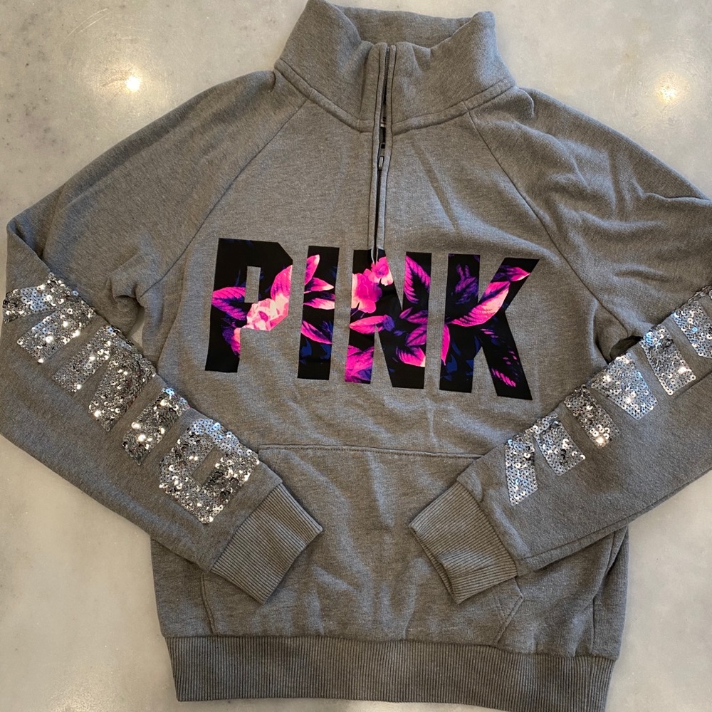 VS PINK quarter zip